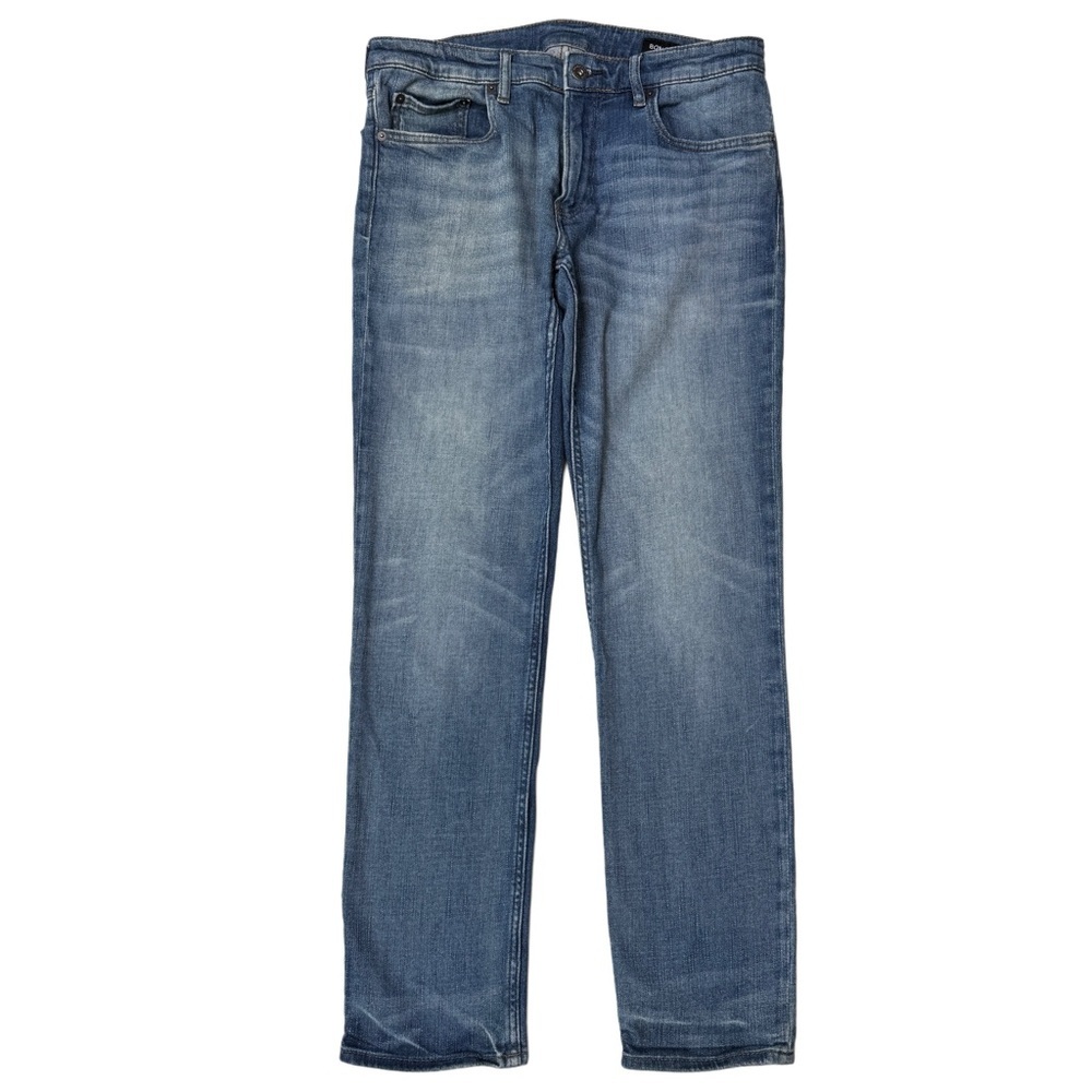 {Bonobos} "Tailored" Blue 32x32 Straight Leg Stretch Lightweight Denim Jeans